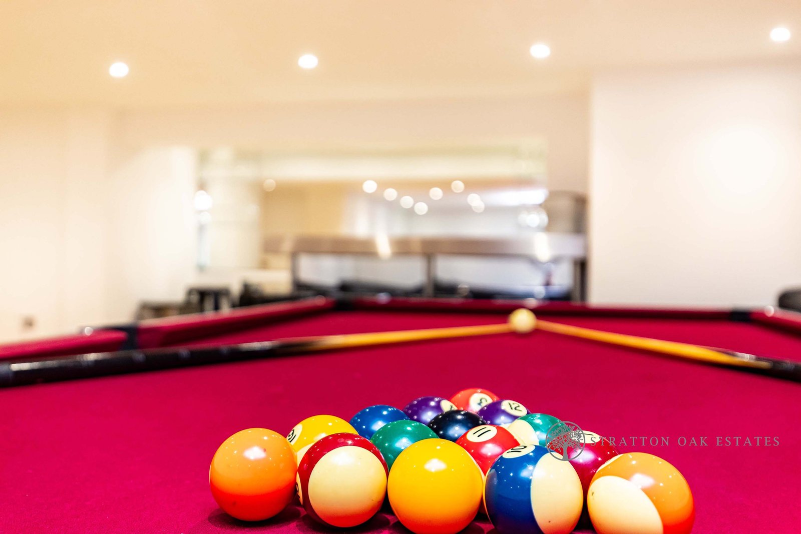 Games room pool table